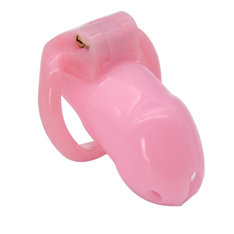 Mary Plastic Chastity Cage 1.89 inches and 2.36 inches long, gallery view 6