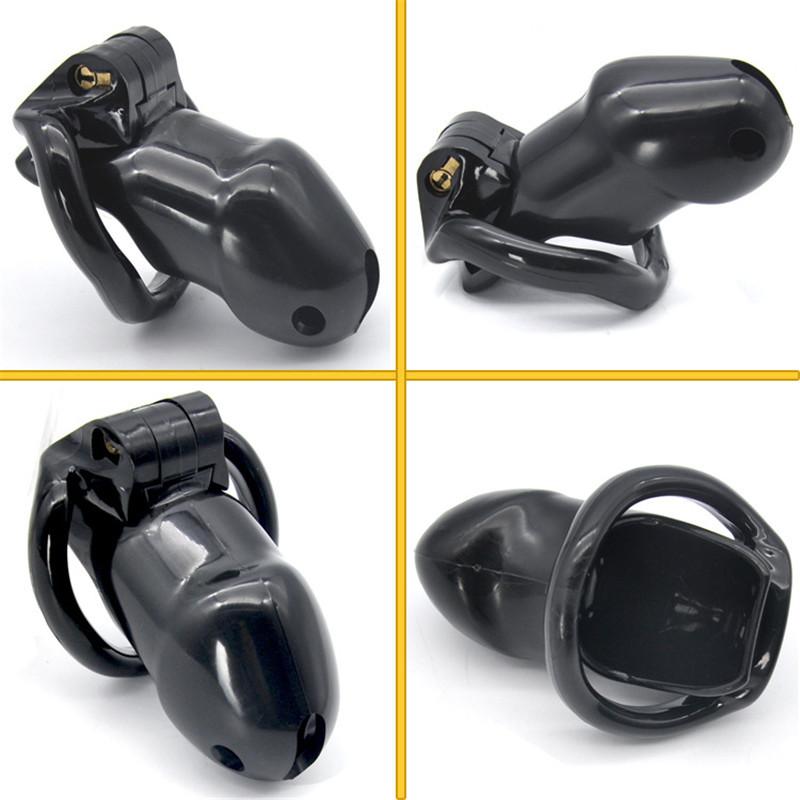 Mary Plastic Chastity Cage 1.89 inches and 2.36 inches long, gallery view 2