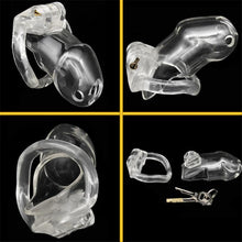Load image into Gallery viewer, Mary Plastic Chastity Cage 1.89 inches and 2.36 inches long
