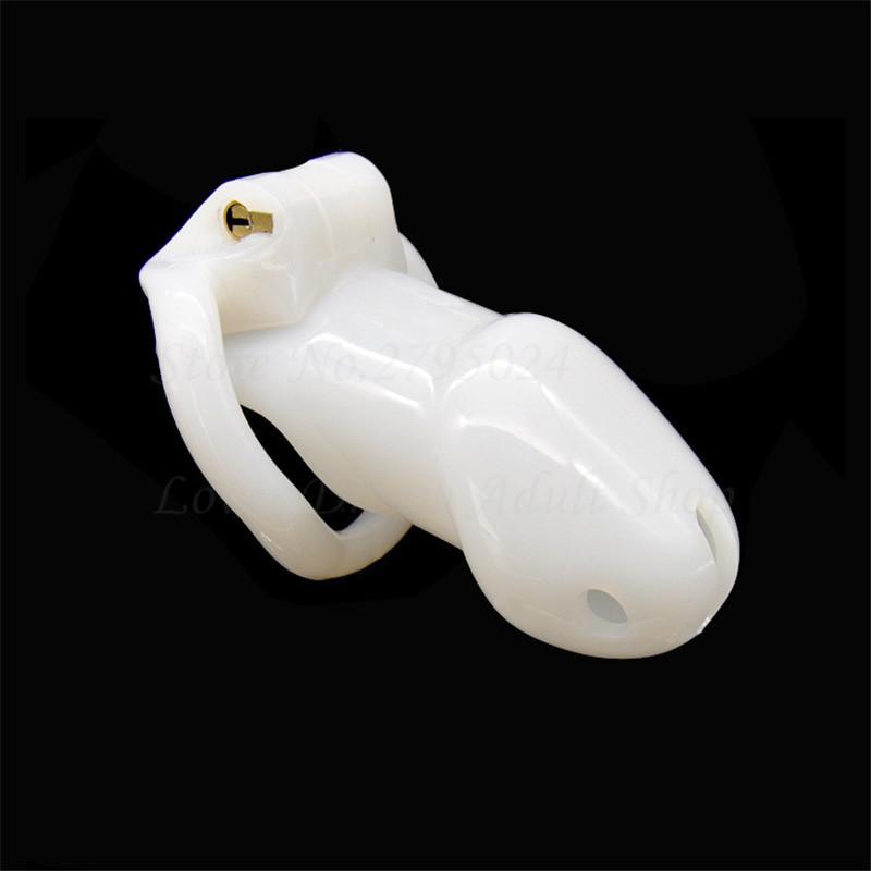 Mary Plastic Chastity Cage 1.89 inches and 2.36 inches long, gallery view 8