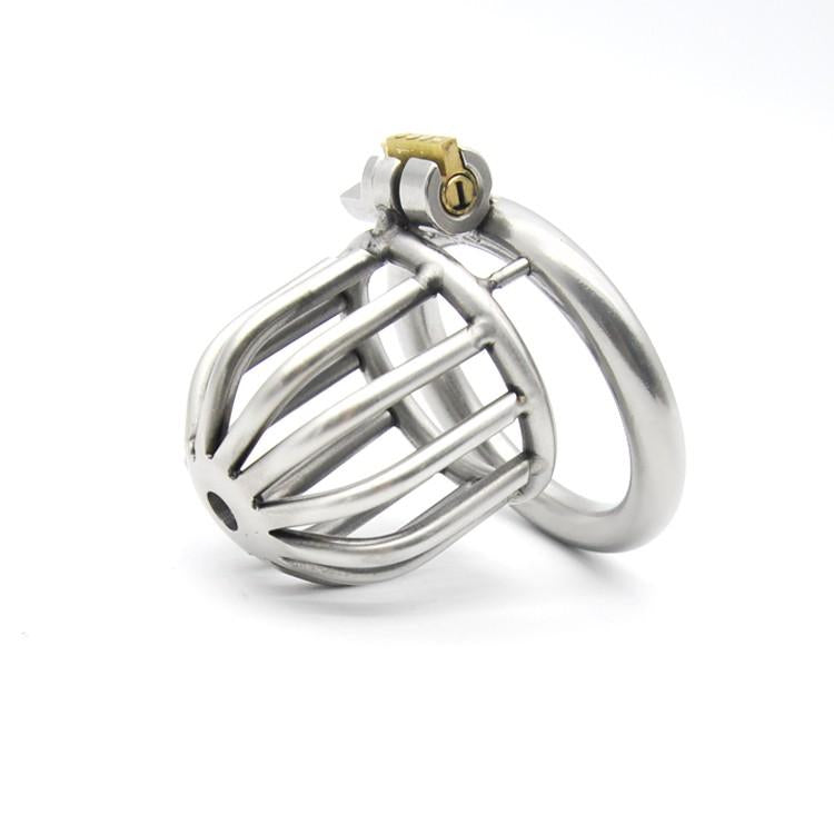 Melody SMALL METAL CHASTITY CAGE 1.7 Inches Long, gallery view 3