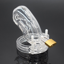 Load image into Gallery viewer, Plastic Cetacean Chastity Cage 3.22 Inches Long (All 5 Rings Included)
