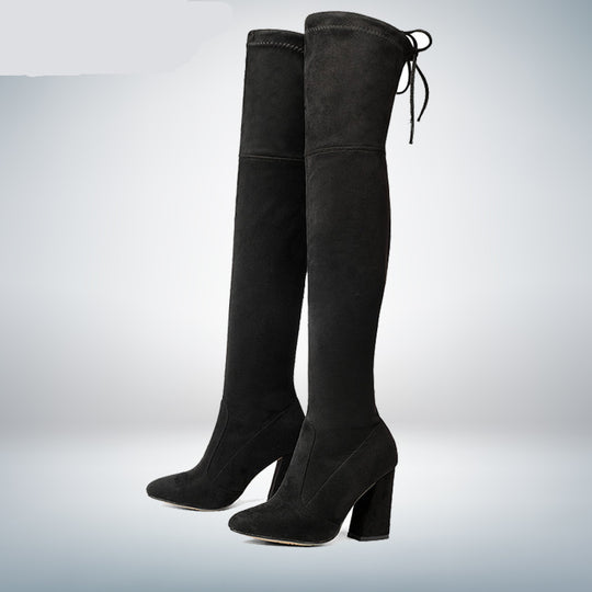 Classy Knee High Boots product view