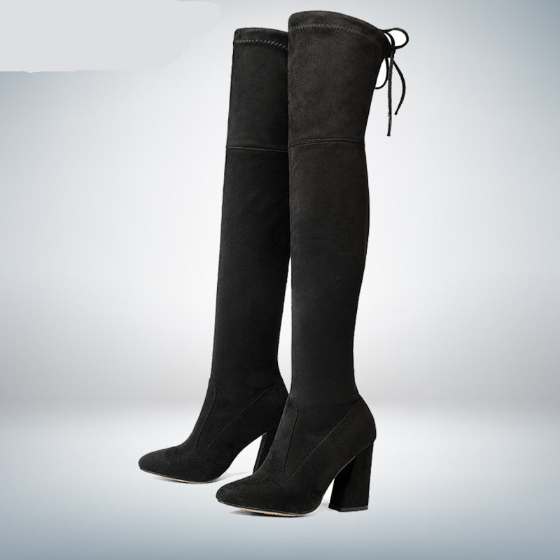 Classy Knee High Boots product view