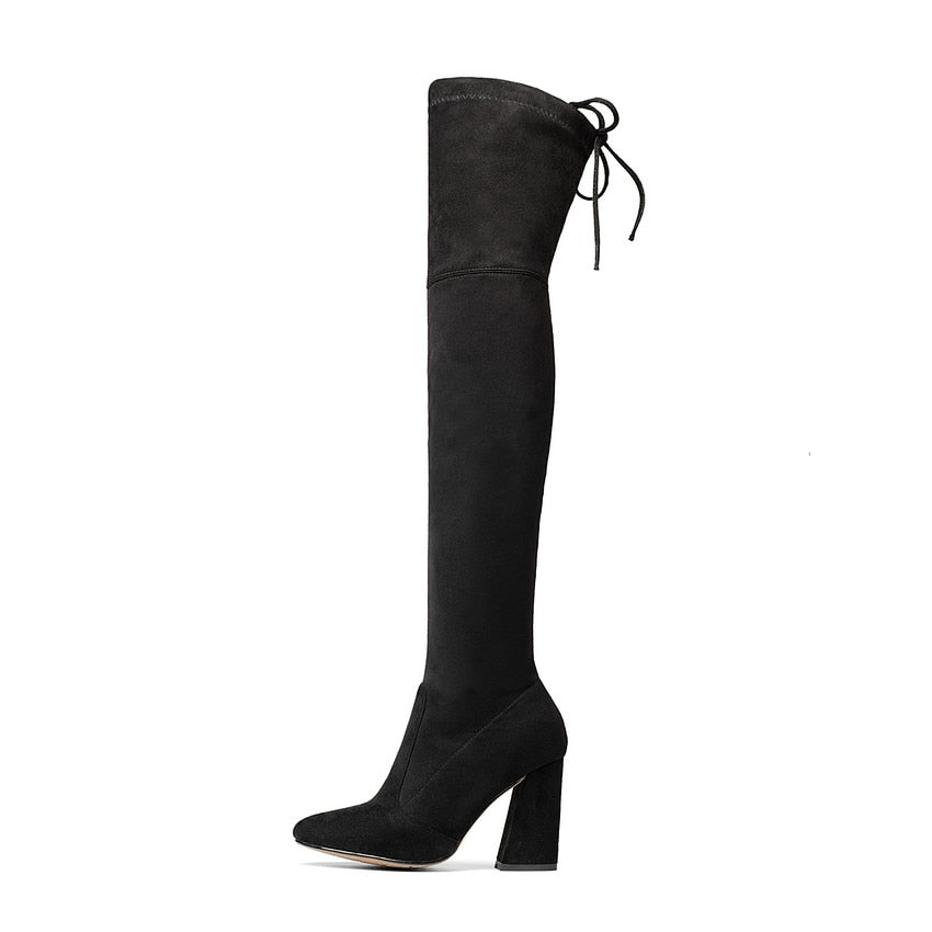 Classy Knee High Boots, gallery view 3