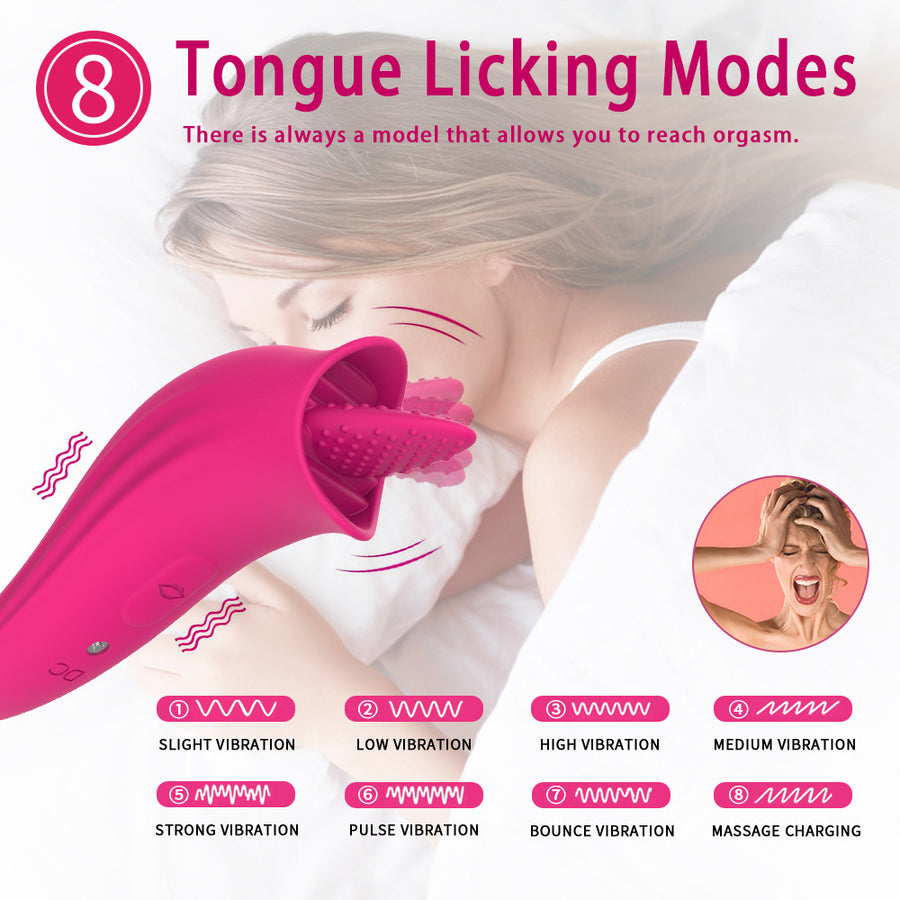 Clitoral Tongue Vibrator with 8 Modes product view