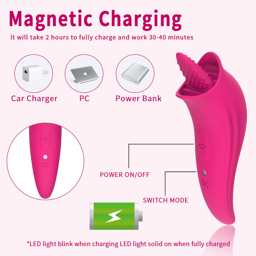Clitoral Tongue Vibrator with 8 Modes, gallery view 7