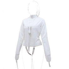Charger l&#39;image dans la galerie, Camisole de force BDSM avec harnais en cuir
