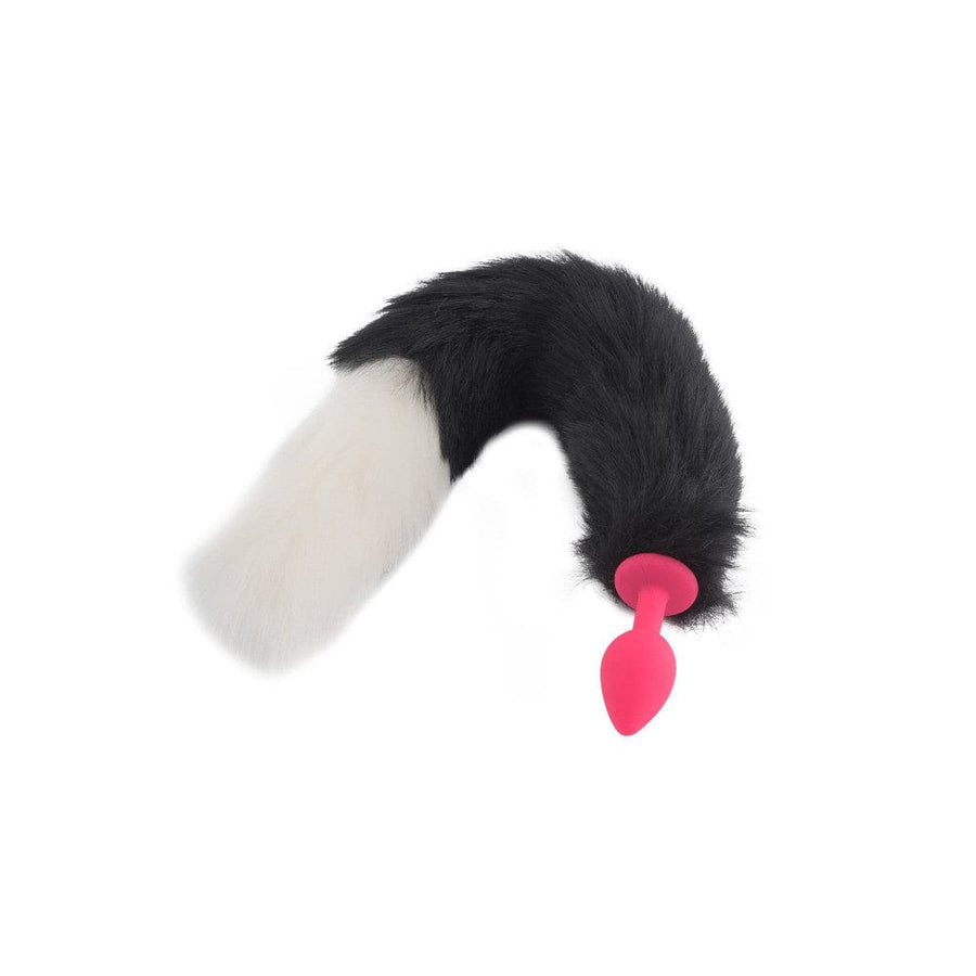 18" Fox Tail Silicone Plug product view