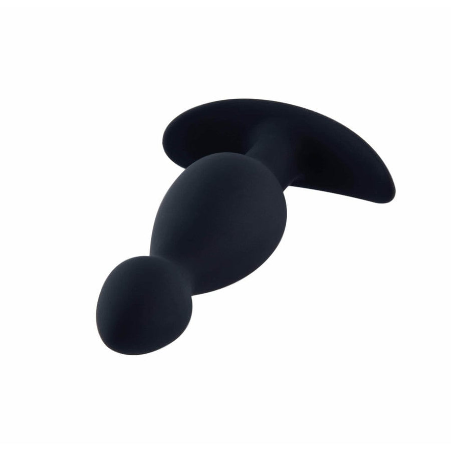 Black Silicone Beady Butt Plug BDSM, gallery view 4