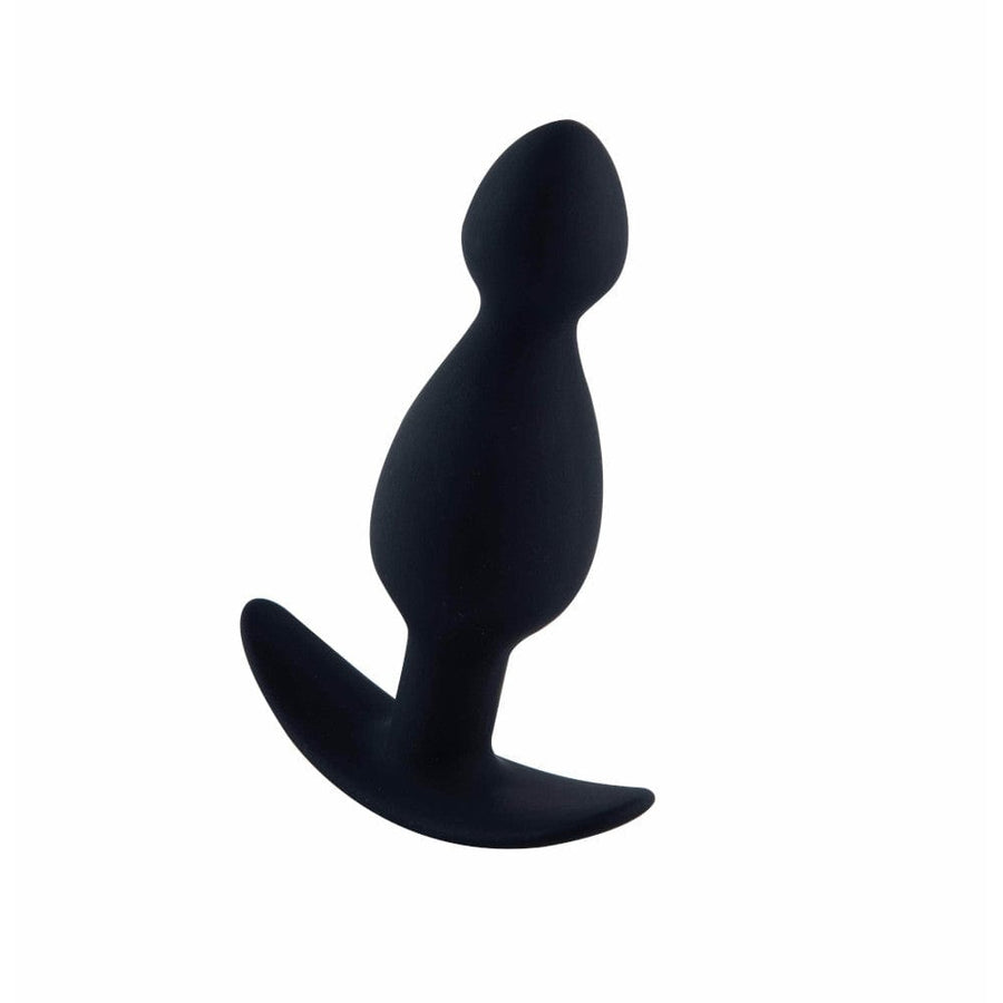 Black Silicone Beady Butt Plug BDSM, gallery view 2