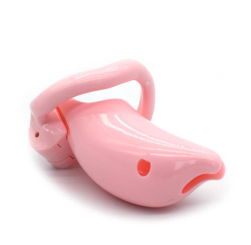 Dolphin Plastic Chastity Cage (All 4 Rings Included), gallery view 3