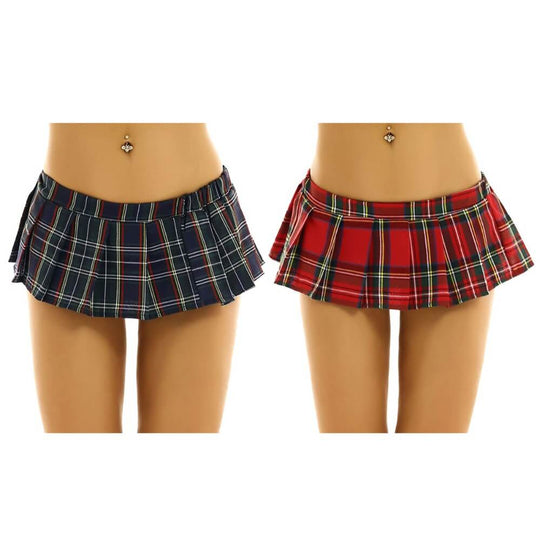 Japanese Schoolgirls Plaid Skirt product view