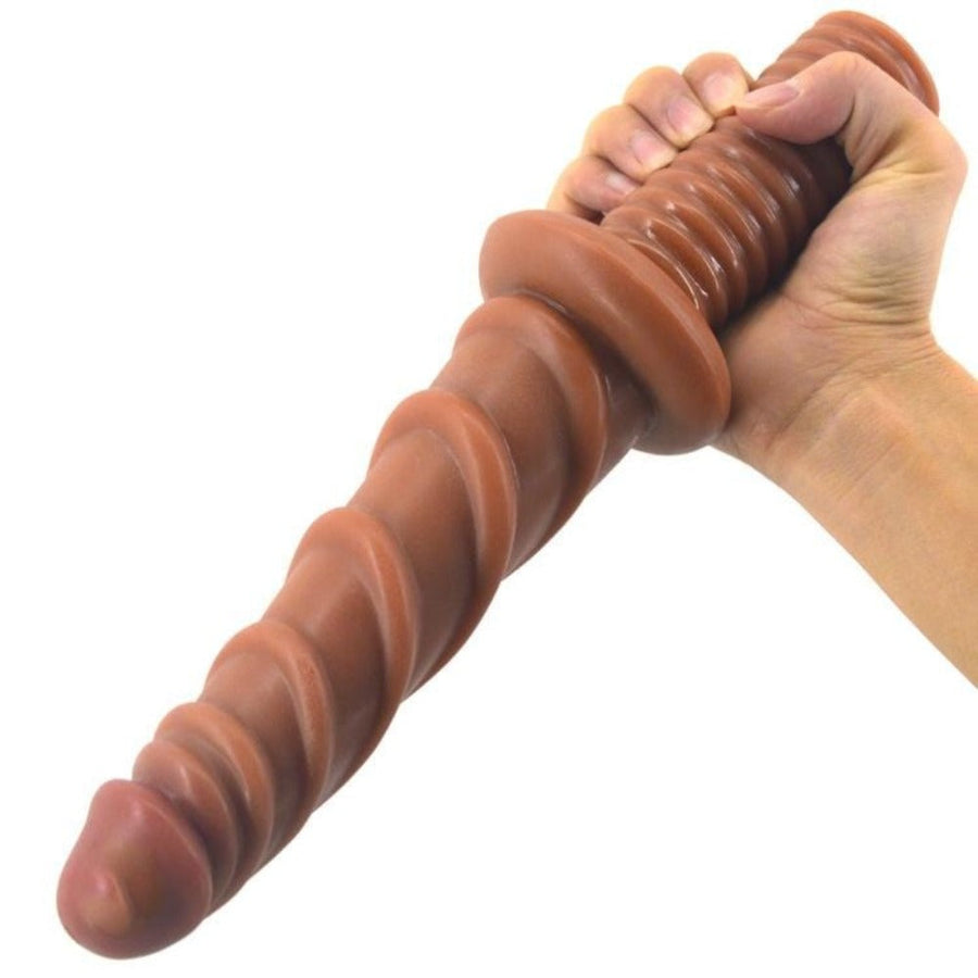 Ribbed 11 Inch Dildo Sword BDSM, gallery view 2