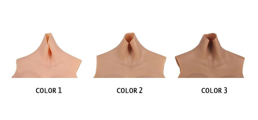 C D F G Cup Silicone Breast Forms, gallery view 5