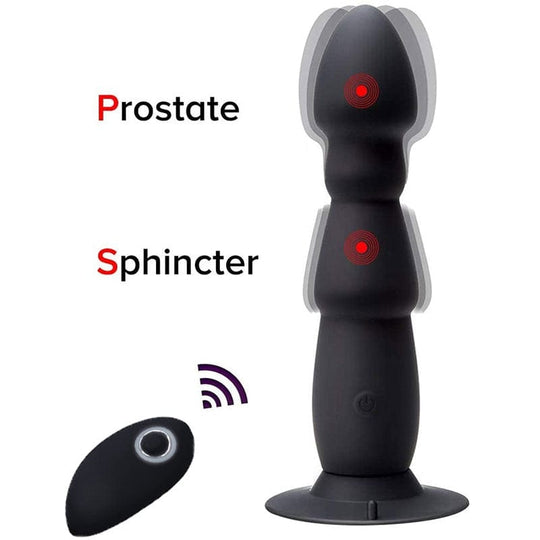 Remote Suction Cup Prostate Massager BDSM product view