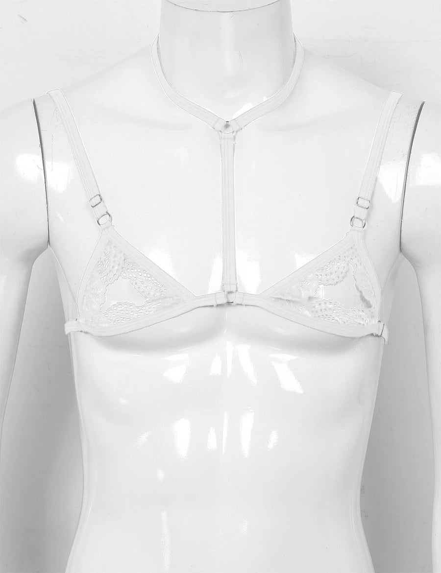 Sissy Sheer Lace Bra, gallery view 7