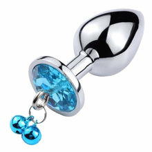 Load image into Gallery viewer, Dangling Jeweled Bell Princess Plug
