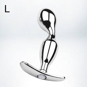 Bulbous Metal Prostate Massager BDSM