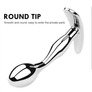 Bulbous Metal Prostate Massager BDSM