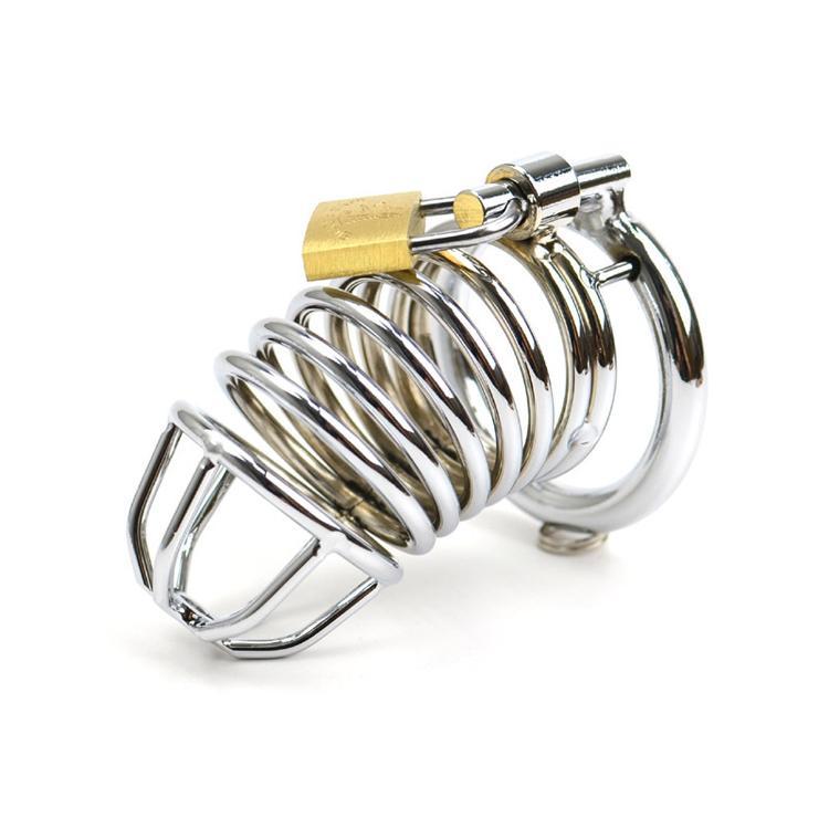Bailey Metal Chastity Device 3.31 inches long, gallery view 2
