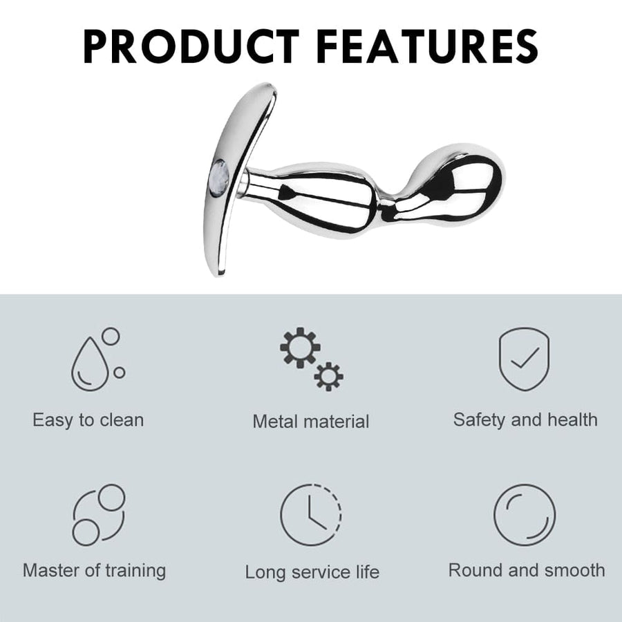 Bulbous Metal Prostate Massager BDSM, gallery view 10