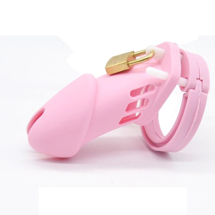 Alexandra Silicone Male Chastity Device 2.76 inches and 3.74 inches long, gallery view 9