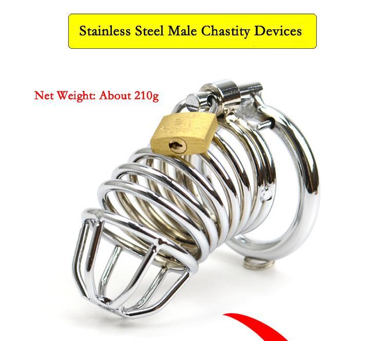 Bailey Metal Chastity Device 3.31 inches long, gallery view 7