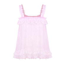 Load image into Gallery viewer, Ruffled Lace Tulle Sissy Dress
