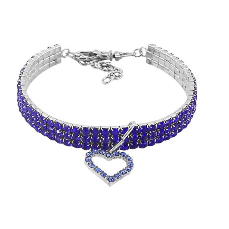 Rhinestone Slave Collar BDSM product view