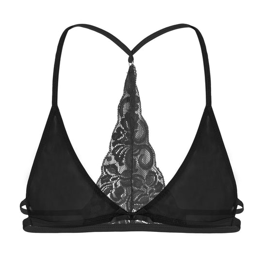 Lace Mesh See Through Sissy Bra product view