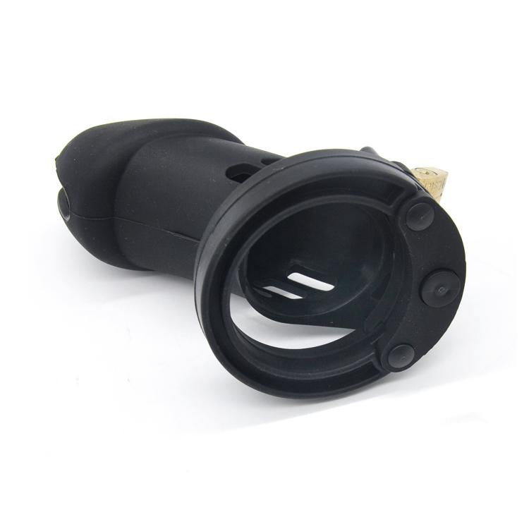Alexandra Silicone Male Chastity Device 2.76 inches and 3.74 inches long, gallery view 5