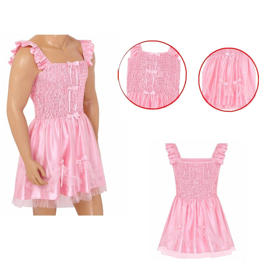 Pink Sissy Ruffles & Bows Dress, gallery view 4