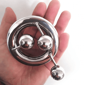 Heavy Duty Metal Ball Stretcher BDSM