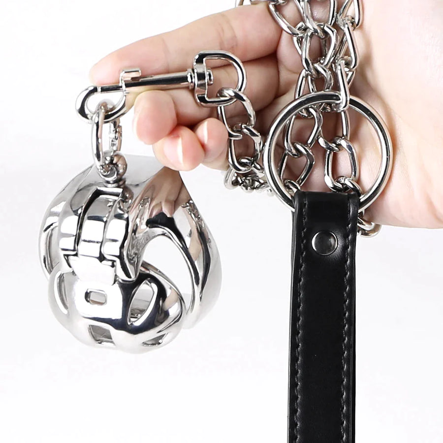 HT-V4 Flower Traction Chastity Cage with Belt product view