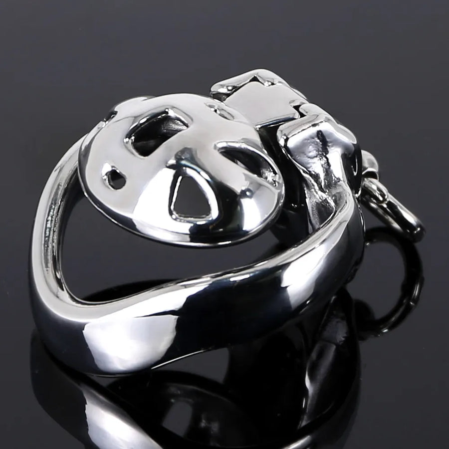 HT-V4 Flower Traction Chastity Cage with Belt, gallery view 4