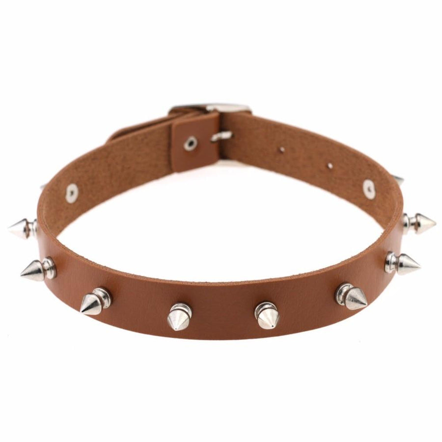 BDSM Spiked Sissy Choker, gallery view 8