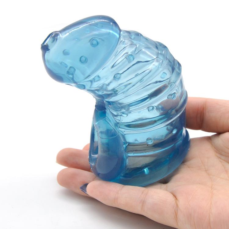 Charlie Silicone Chastity Cage 3.94 inches Long, gallery view 5