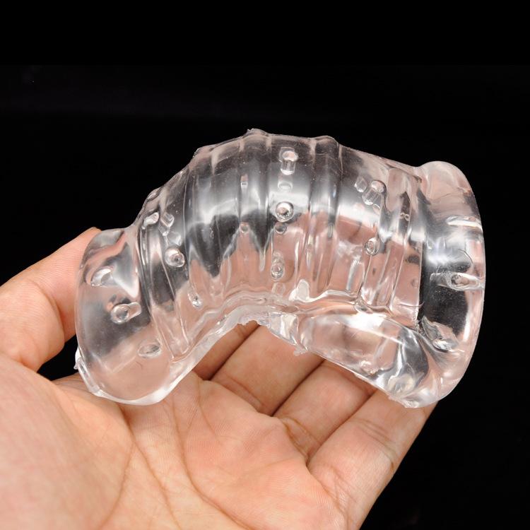 Charlie Silicone Chastity Cage 3.94 inches Long, gallery view 6
