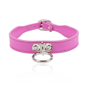 Rosa Sissy Sklavenhalsband