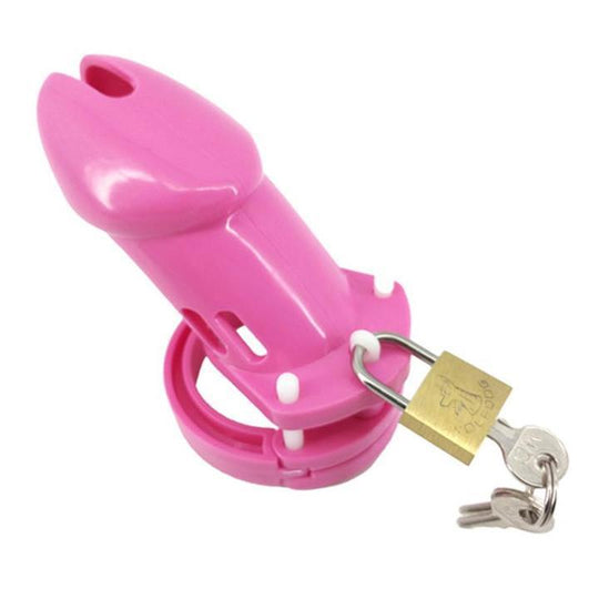Pink Plastic Chastity Cage CB-6000 product view
