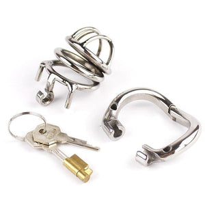 Metal chastity cage Small & shabby