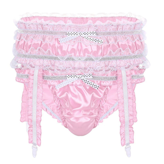 "Royal Sissy" Panties w/ Garters Set product view