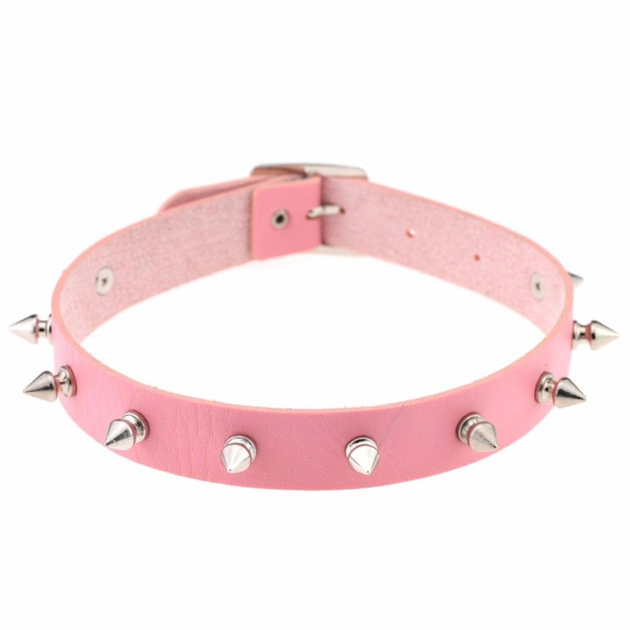 BDSM Spiked Sissy Choker product view