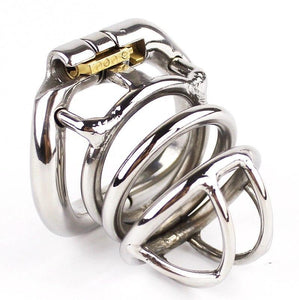 Metal chastity cage Small & shabby