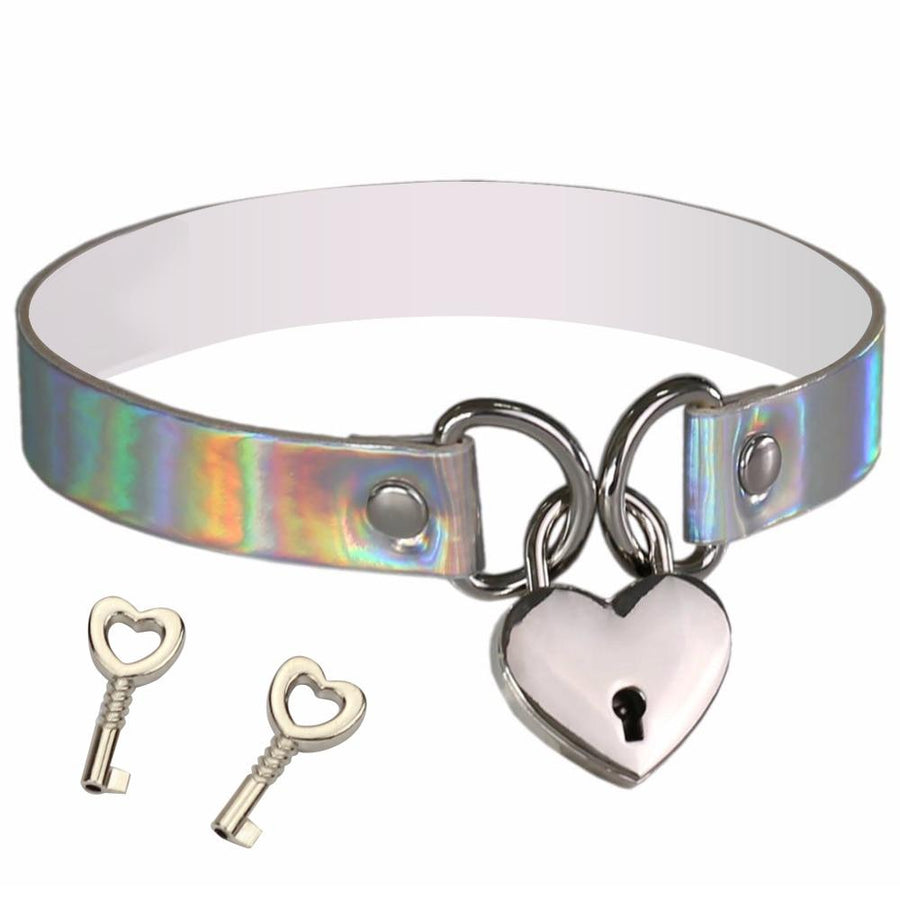 Heart & Key Sissy Locker Choker BDSM product view