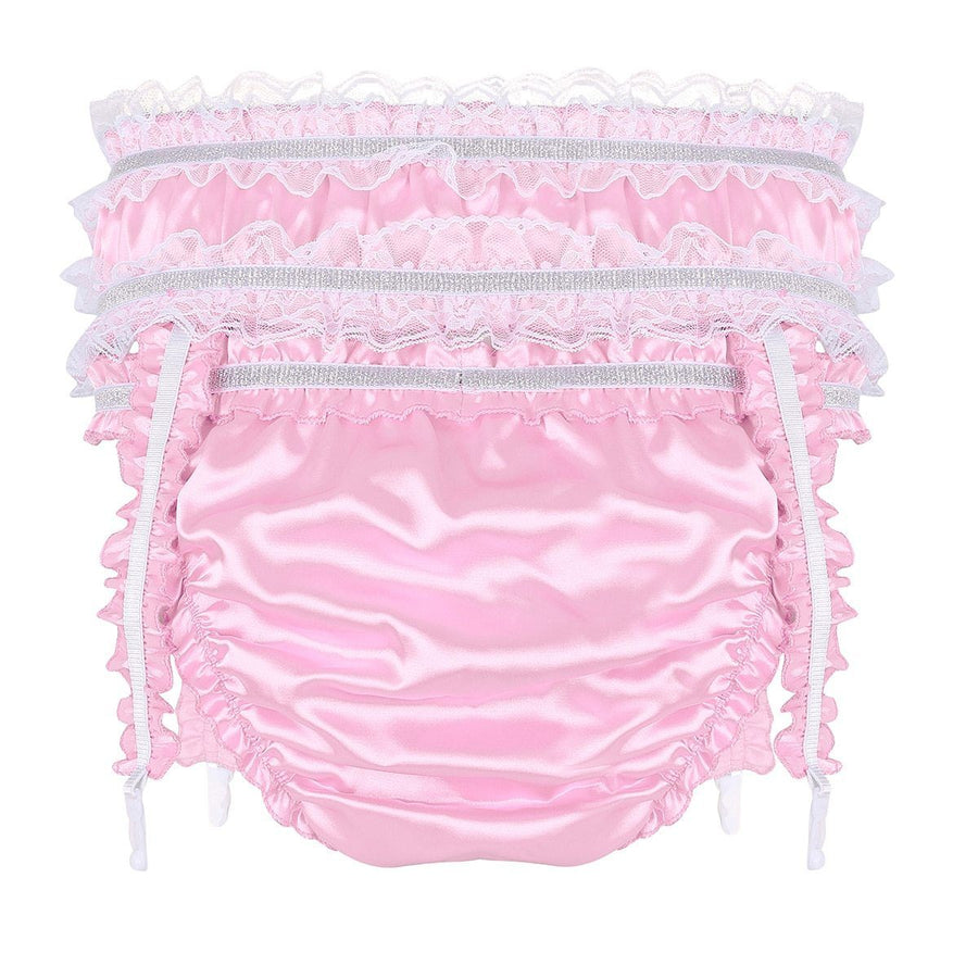 "Royal Sissy" Panties w/ Garters Set, gallery view 2