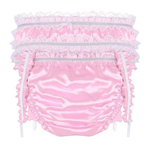 Load image into Gallery viewer, &quot;Royal Sissy&quot; Panties w/ Garters Set
