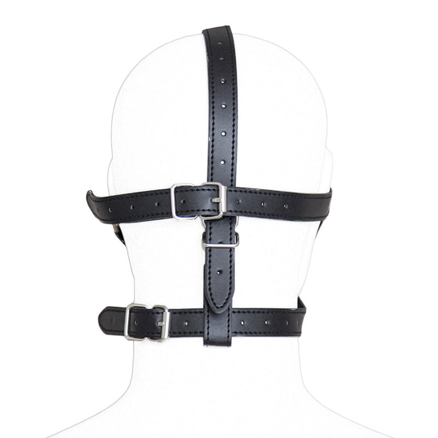 Sexy Muzzle Ball Gag Blindfold Harness, gallery view 3