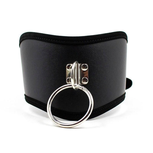 Black Sissy Slave Collar product view